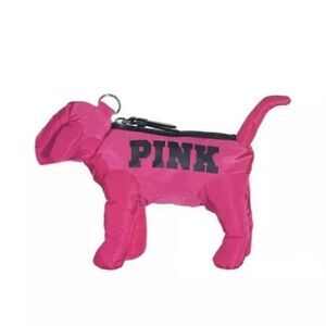 Victoria's Secret Pink Dog Fold-and-Pack Dot Tote Bag